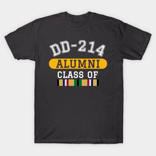 DD-214 Alumni Class of Desert Storm Veteran Pride T-Shirt by Revinct_Designs